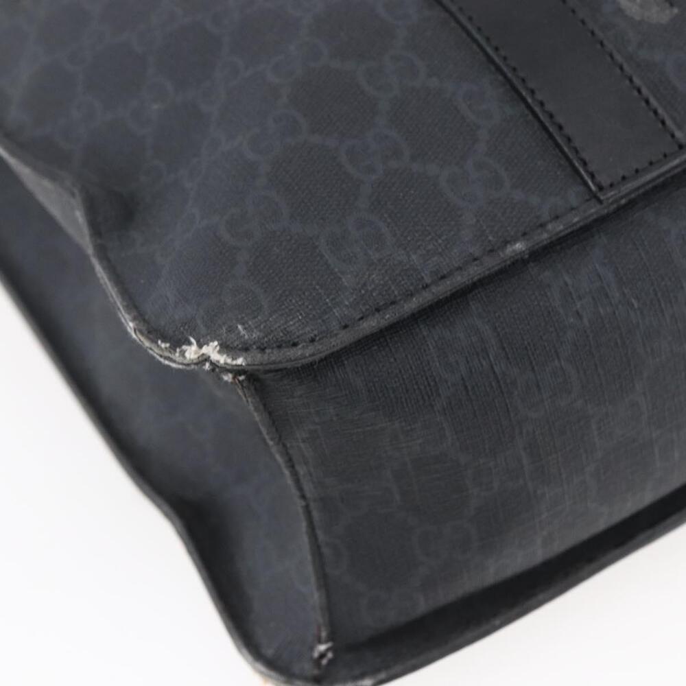 GUCCI GG Supreme Hand Bag PVC Black 322072 Auth ep12169 - Picture 16 of 16
